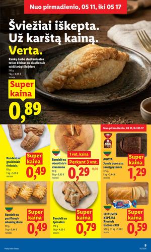 LIDL maisto akcijų leidinys nuo gegužės 11 d.