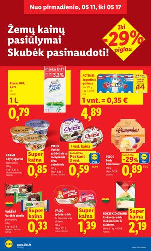 LIDL maisto akcijų leidinys nuo gegužės 11 d.