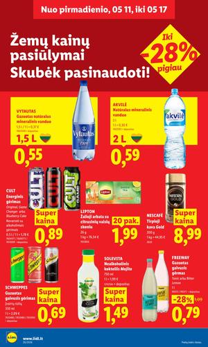 LIDL maisto akcijų leidinys nuo gegužės 11 d.