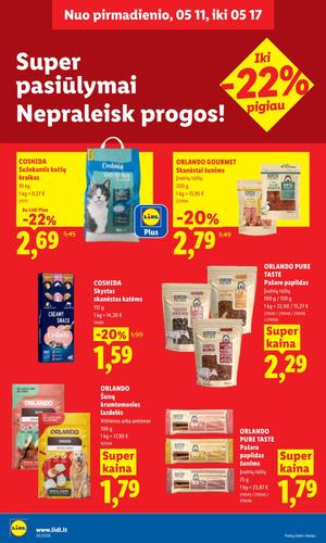 LIDL maisto akcijų leidinys nuo gegužės 11 d.