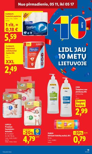 LIDL maisto akcijų leidinys nuo gegužės 11 d.