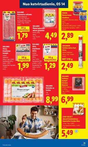 LIDL maisto akcijų leidinys nuo gegužės 11 d.