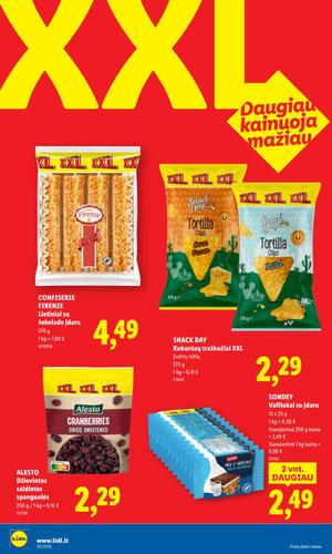 LIDL maisto akcijų leidinys nuo gegužės 11 d.