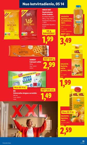 LIDL maisto akcijų leidinys nuo gegužės 11 d.
