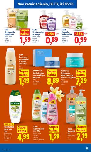 LIDL maisto akcijų leidinys nuo gegužės 11 d.