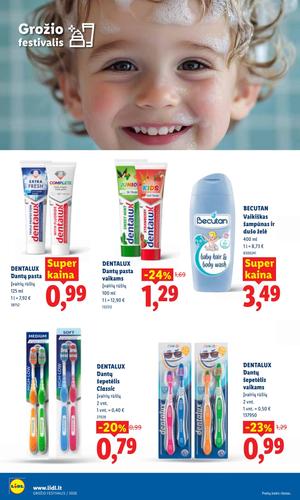 LIDL maisto akcijų leidinys nuo gegužės 11 d.