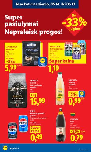 LIDL maisto akcijų leidinys nuo gegužės 11 d.