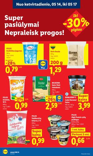 LIDL maisto akcijų leidinys nuo gegužės 11 d.