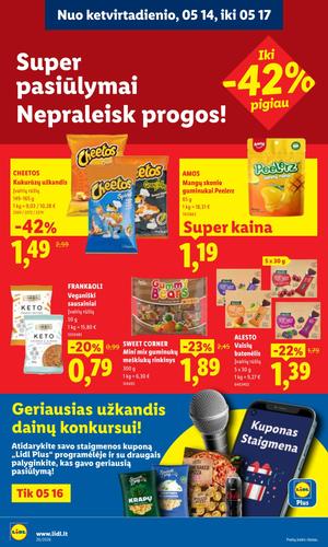 LIDL maisto akcijų leidinys nuo gegužės 11 d.