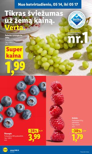 LIDL maisto akcijų leidinys nuo gegužės 11 d.