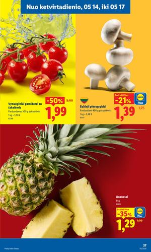 LIDL maisto akcijų leidinys nuo gegužės 11 d.