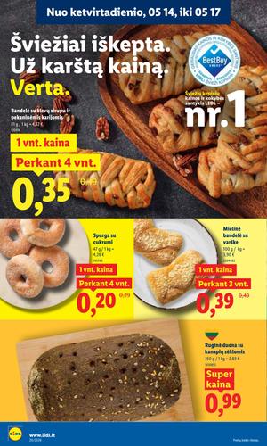 LIDL maisto akcijų leidinys nuo gegužės 11 d.