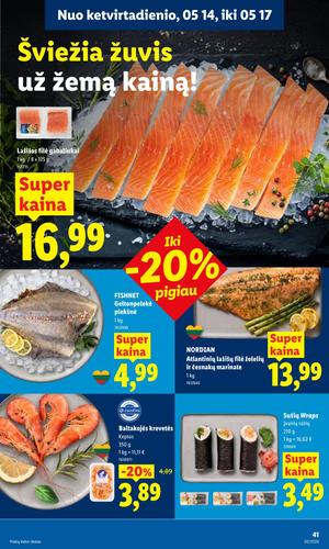 LIDL maisto akcijų leidinys nuo gegužės 11 d.