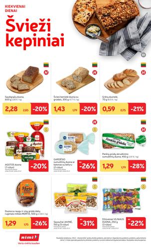 RIMI akcijų leidinys Nr. 38 nuo rugsėjo 15 d.