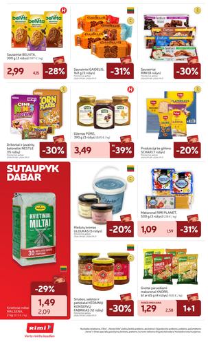 RIMI akcijų leidinys Nr. 38 nuo rugsėjo 15 d.