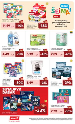 RIMI akcijų leidinys Nr. 38 nuo rugsėjo 15 d.