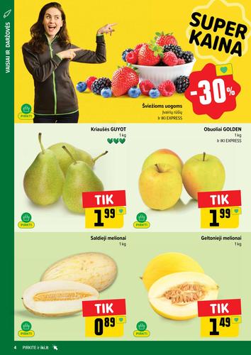 IKI akcijų leidinys "IKI Kaininis leidinys Nr. 35" nuo rugpjūčio 25 d.