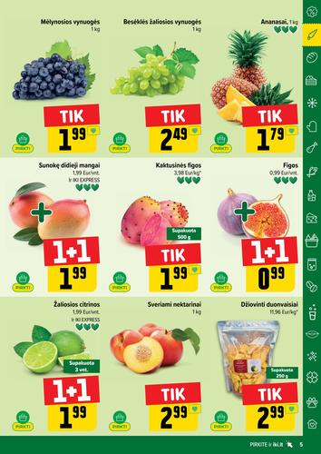 IKI akcijų leidinys "IKI Kaininis leidinys Nr. 35" nuo rugpjūčio 25 d.