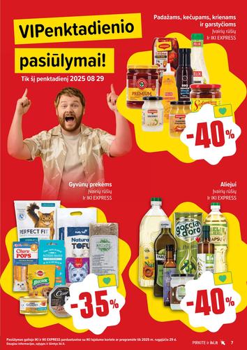 IKI akcijų leidinys "IKI Kaininis leidinys Nr. 35" nuo rugpjūčio 25 d.