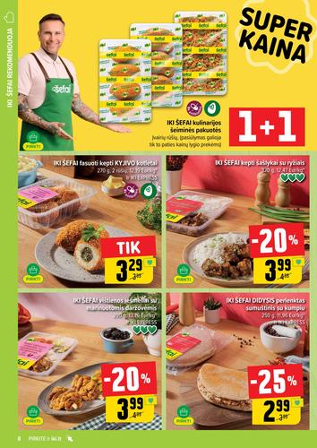 IKI akcijų leidinys "IKI Kaininis leidinys Nr. 35" nuo rugpjūčio 25 d.