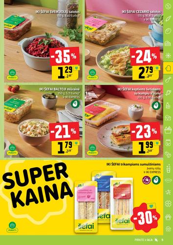 IKI akcijų leidinys "IKI Kaininis leidinys Nr. 35" nuo rugpjūčio 25 d.
