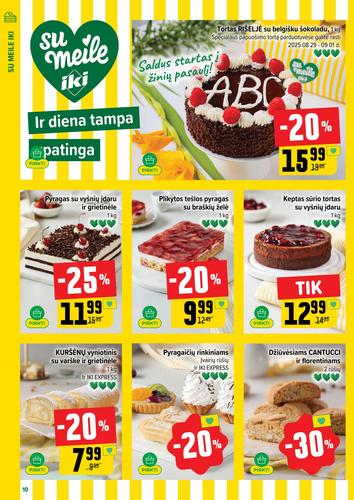 IKI akcijų leidinys "IKI Kaininis leidinys Nr. 35" nuo rugpjūčio 25 d.