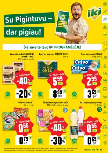 IKI akcijų leidinys "IKI Kaininis leidinys Nr. 35" nuo rugpjūčio 25 d.