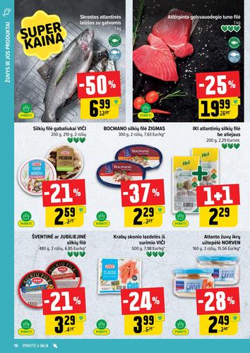 IKI akcijų leidinys "IKI Kaininis leidinys Nr. 35" nuo rugpjūčio 25 d.