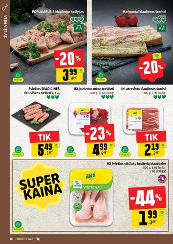 IKI akcijų leidinys "IKI Kaininis leidinys Nr. 35" nuo rugpjūčio 25 d.