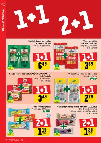IKI akcijų leidinys "IKI Kaininis leidinys Nr. 35" nuo rugpjūčio 25 d.