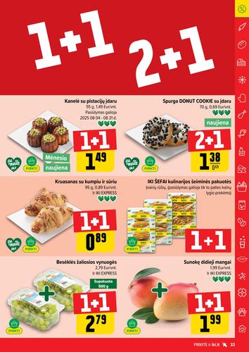 IKI akcijų leidinys "IKI Kaininis leidinys Nr. 35" nuo rugpjūčio 25 d.