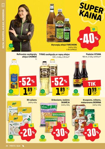 IKI akcijų leidinys "IKI Kaininis leidinys Nr. 35" nuo rugpjūčio 25 d.