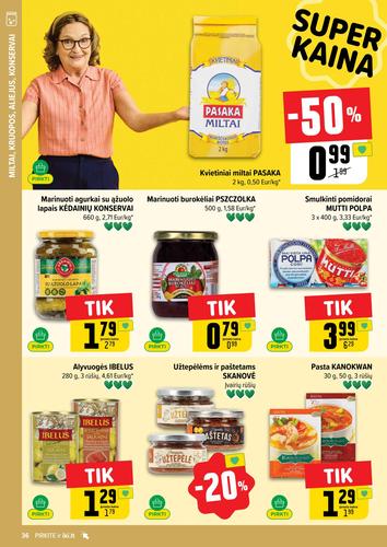 IKI akcijų leidinys "IKI Kaininis leidinys Nr. 35" nuo rugpjūčio 25 d.
