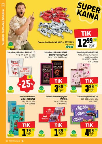 IKI akcijų leidinys "IKI Kaininis leidinys Nr. 35" nuo rugpjūčio 25 d.