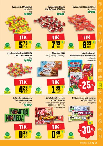 IKI akcijų leidinys "IKI Kaininis leidinys Nr. 35" nuo rugpjūčio 25 d.