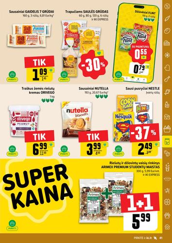 IKI akcijų leidinys "IKI Kaininis leidinys Nr. 35" nuo rugpjūčio 25 d.