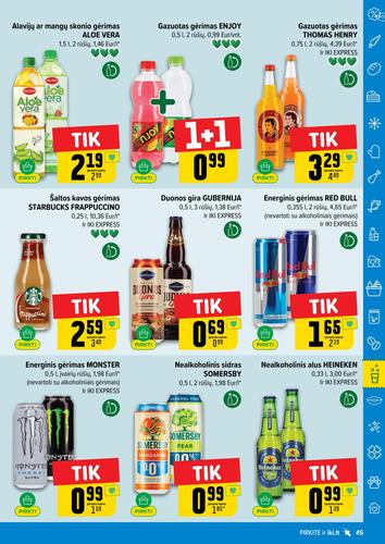 IKI akcijų leidinys "IKI Kaininis leidinys Nr. 35" nuo rugpjūčio 25 d.