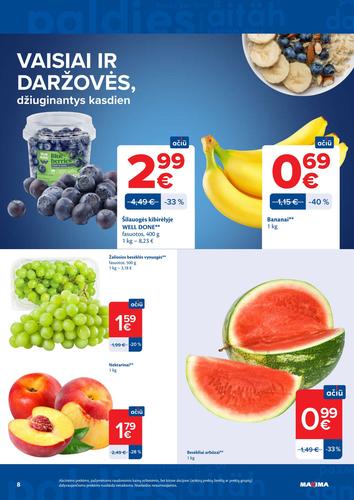 MAXIMA akcijų leidinys Nr. 33 nuo rugpjūčio 11 d.