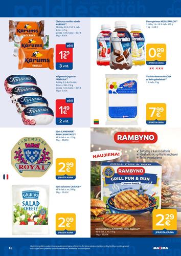 MAXIMA akcijų leidinys Nr. 33 nuo rugpjūčio 11 d.