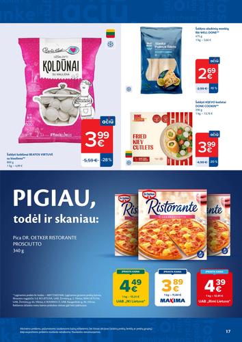MAXIMA akcijų leidinys Nr. 33 nuo rugpjūčio 11 d.