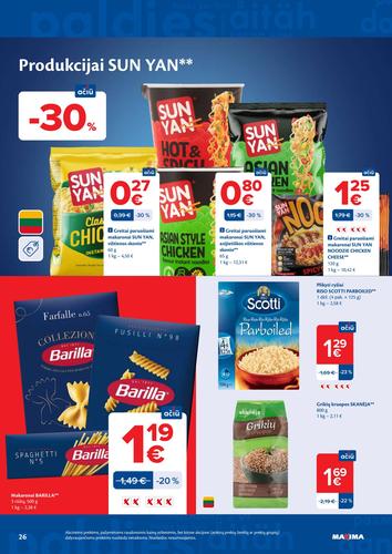 MAXIMA akcijų leidinys Nr. 33 nuo rugpjūčio 11 d.