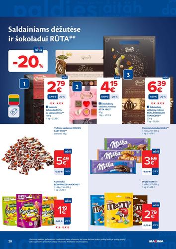MAXIMA akcijų leidinys Nr. 33 nuo rugpjūčio 11 d.