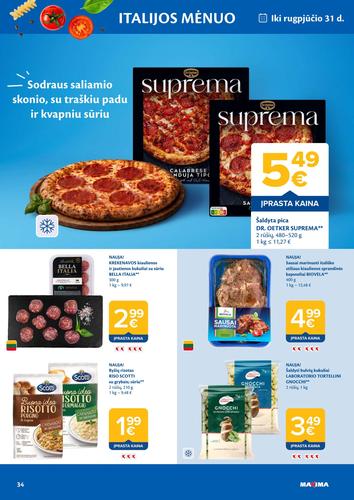MAXIMA akcijų leidinys Nr. 33 nuo rugpjūčio 11 d.