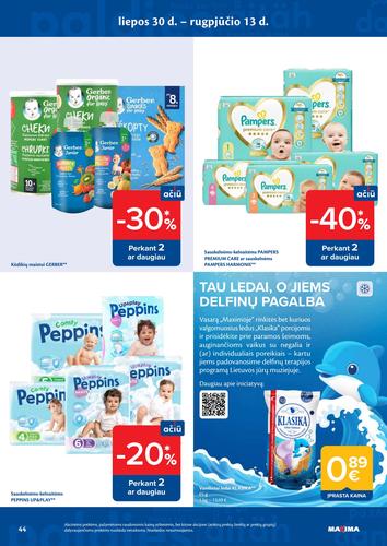 MAXIMA akcijų leidinys Nr. 33 nuo rugpjūčio 11 d.