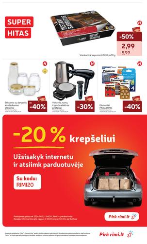 RIMI akcijų leidinys Nr. 26 nuo birželio 23 d.