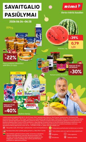 RIMI akcijų leidinys Nr. 26 nuo birželio 23 d.