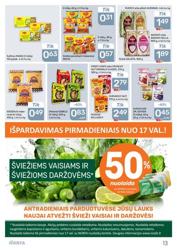 NORFA akcijų leidinys Nr. 14 nuo liepos 9 d.