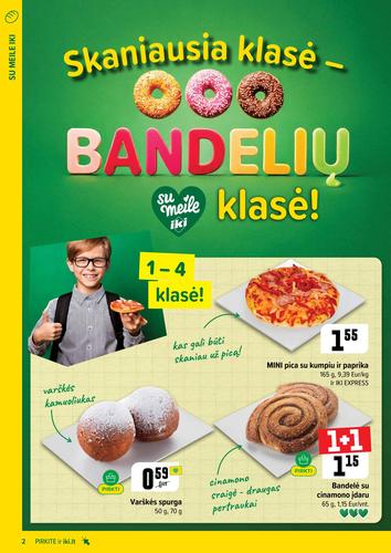 IKI akcijų leidinys "IKI Kaininis leidinys Nr. 36" nuo rugsėjo 1 d.