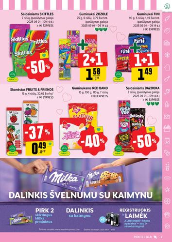 IKI akcijų leidinys "IKI Kaininis leidinys Nr. 36" nuo rugsėjo 1 d.
