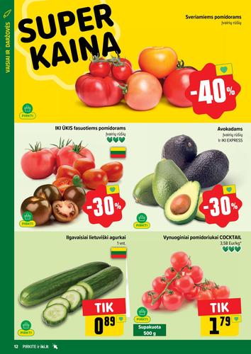 IKI akcijų leidinys "IKI Kaininis leidinys Nr. 36" nuo rugsėjo 1 d.